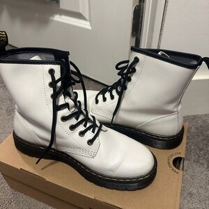 Dr. Martens white boots